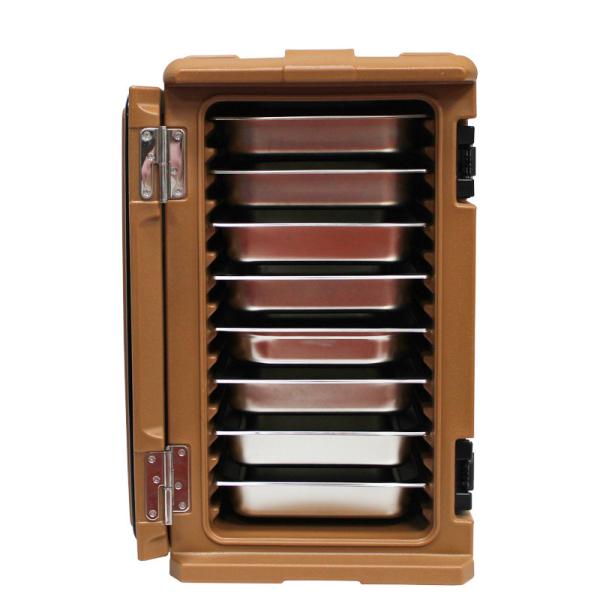 High Capacity Thermoport Food Container Quick Access Coffee Color Hotel Restaurant Equipment