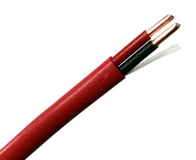 Laranja/fogo vermelho - o UL resistente do cabo 14AWG FPLP-CL2P aprovou porque condutor interno