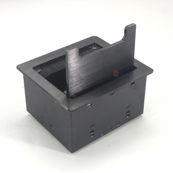 Conference Office Room Brush Desk Grommet Box Used Aluminum Table