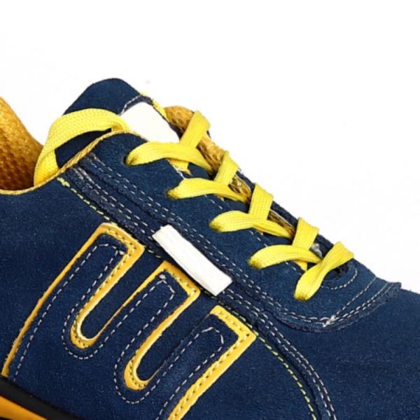 Steeltoe Shengjie Unisex Slip Oil Resistant Leather Mesh Comfortable EVA Insole Safety Shoes