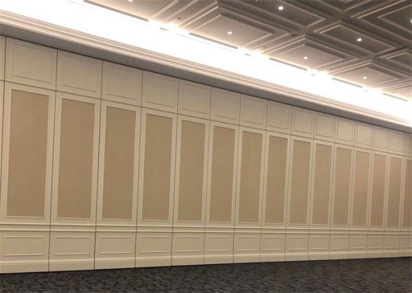 Hotel Lobby Sound Absorbing Partitions Folding Divider High Strength
