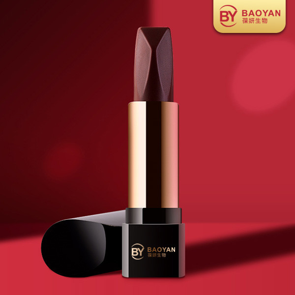 Natural Red Waterproof Lipstick Velvet Matte Carved Long Lasting