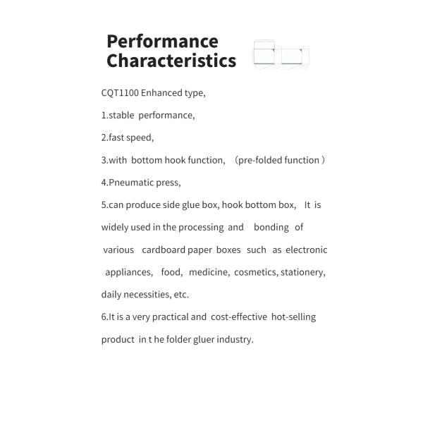 CQT1100 Enhanced Type Automatic Folding Gluing Machine for Consistent Performance
