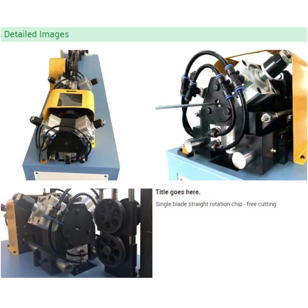 35-75 трубка скорости m/min выправляя автомат для резки для зоны кондиционирования воздуха