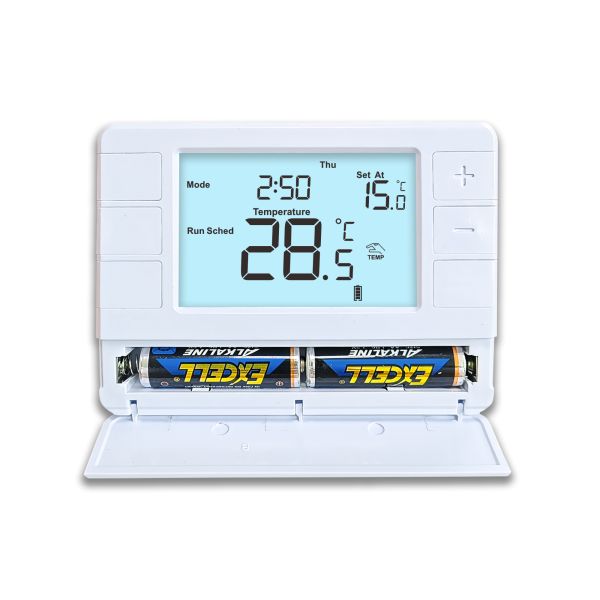 Temperature Control Boiler Temperature Control Heating Programmable Thermostat White Color Unit Providing Heat Control and Enhanced Operational Safety