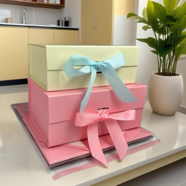 Cajas de regalo cosméticos plegables personalizadas de alta calidad con cierre magnético