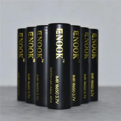 Enook recarregável 18650 Bateria de lítio Célula 3200mAh 3.7 V Max 40A