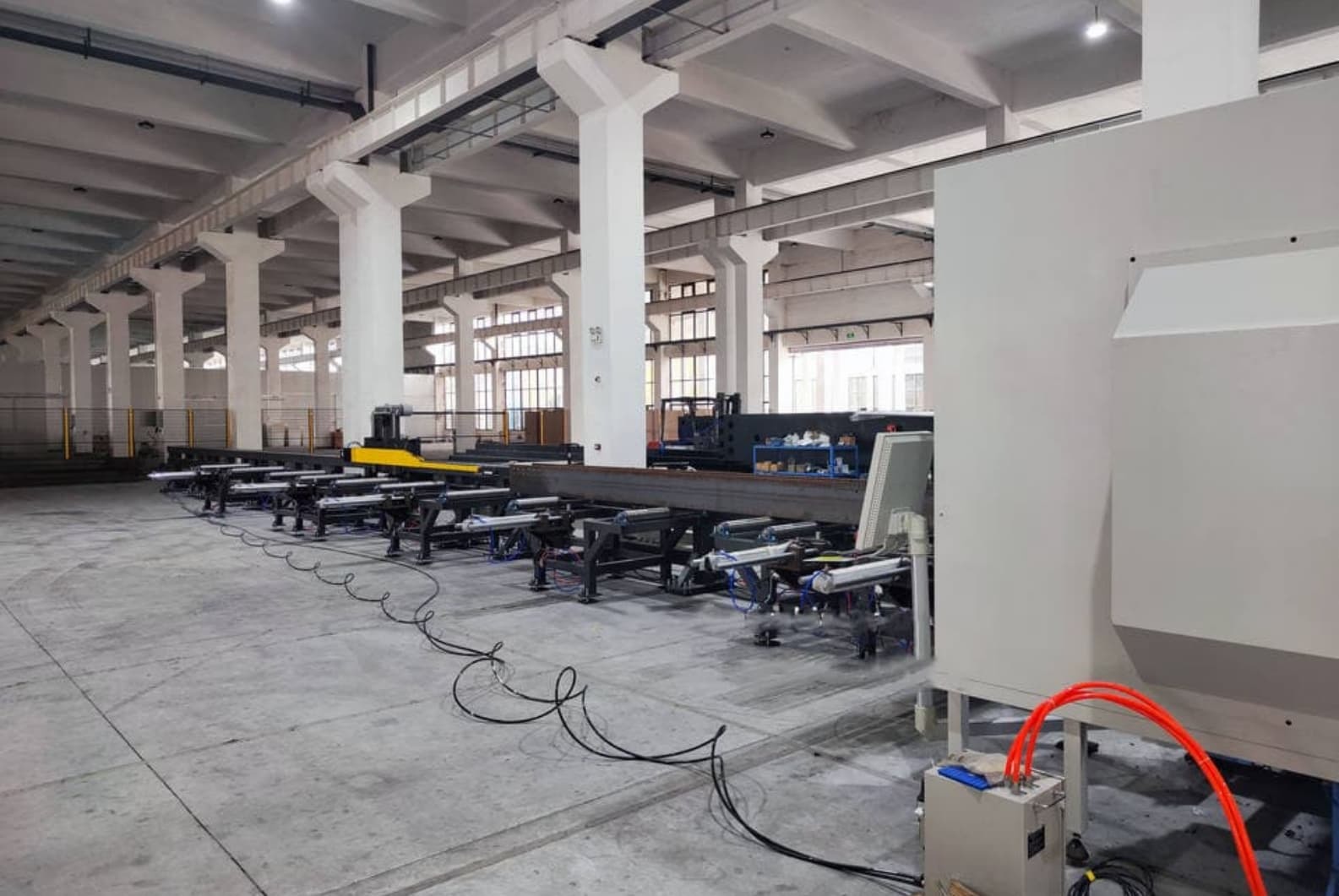 Industrial CNC H Beam Drilling Machine For Automated Steel Beam Processing