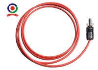 Fio de cobre solar de painel 6/4/2.5mm2 picovolt com o Calibre de diâmetro de fios do cabo de extensão 10/12/14 do conector