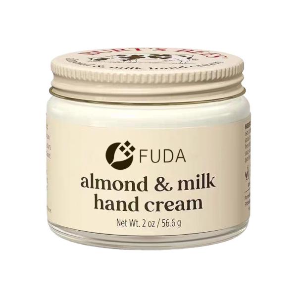 Pure Almond Milk Hand Cream Natural Nourishing Skin Rejuvenating OBM
