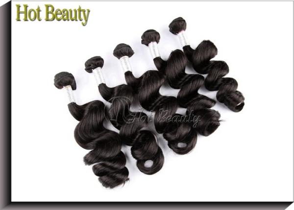 Charming Peruvian Virgin Remy Hair / 28'' Peruvian Curly Hair Weave