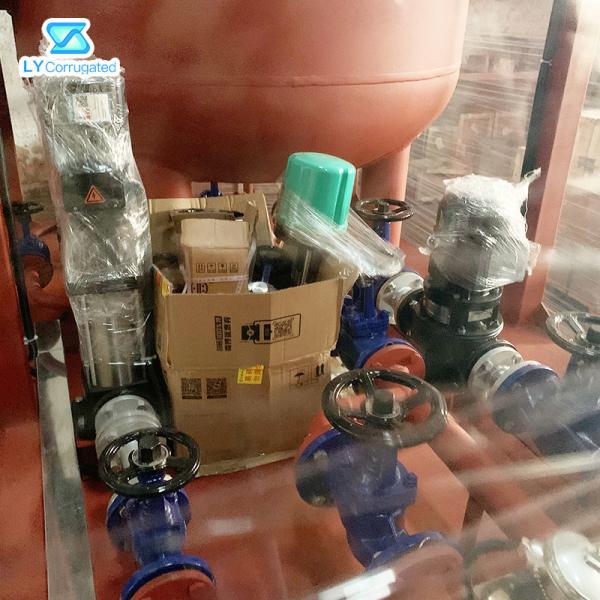 Машина рифленого картона контроля температуры