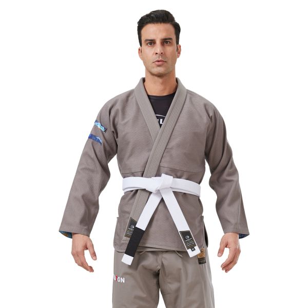 100% Cotton BJJ Belts Kimono With Custom Logo And Durable Brazilian Jiu Jitsu Gi For Martial Arts Training