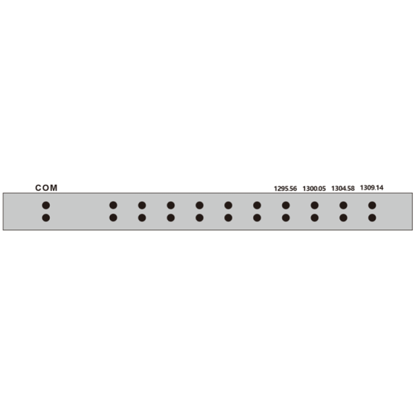 4 Channel LAN WDM Module O Band LWDM Mux Demux 1295.56 1300.05 1304.58 1309.14nm FC UPC Low Loss