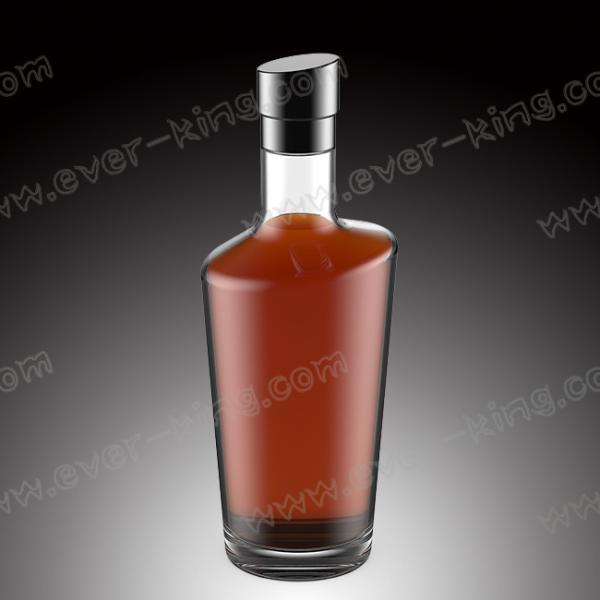 OEM 1500G Luxury Decaling Whiskey Glass Bottle