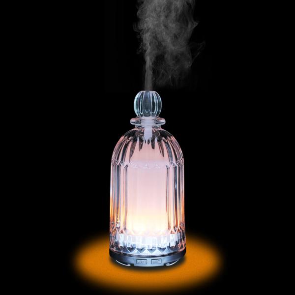 HOMEFISH OEM Dropshipping Multicolored 120ml Glass Humidifier Essential Oil Diffuseur Scent Diffuser Machine
