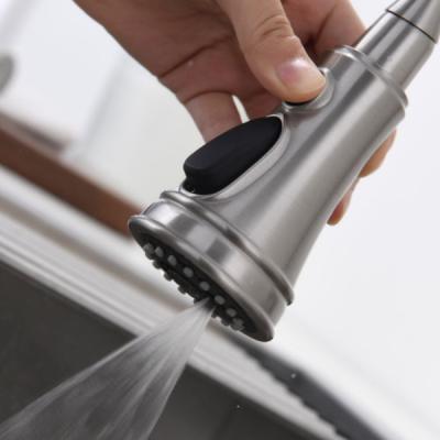 SUS304 de aço inoxidável retiram torneiras Monobloc da cozinha do pulverizador do modo da torneira de misturador 3 do dissipador