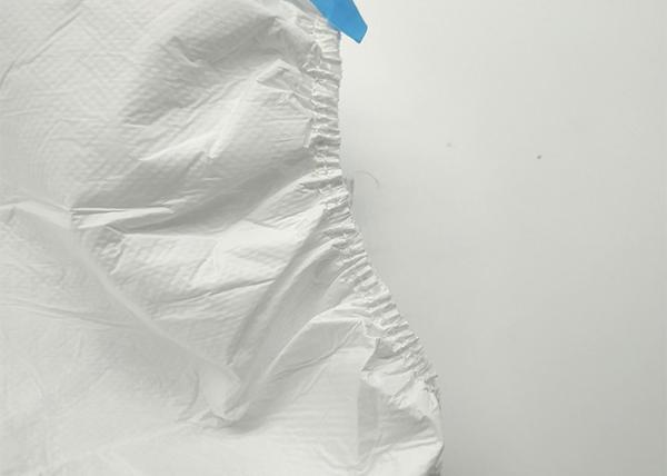 Personal Disposable Protective Suit White Disposable Overalls With Hat FDA CE