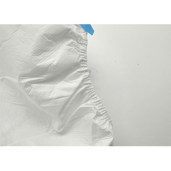 Personal Disposable Protective Suit White Disposable Overalls With Hat FDA CE