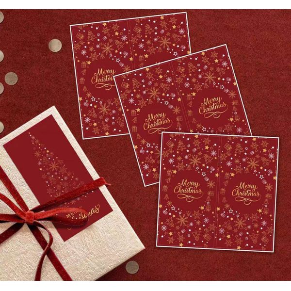 Personalised 2022 Christmas Box Sealing Sticker Removable Printable Labels