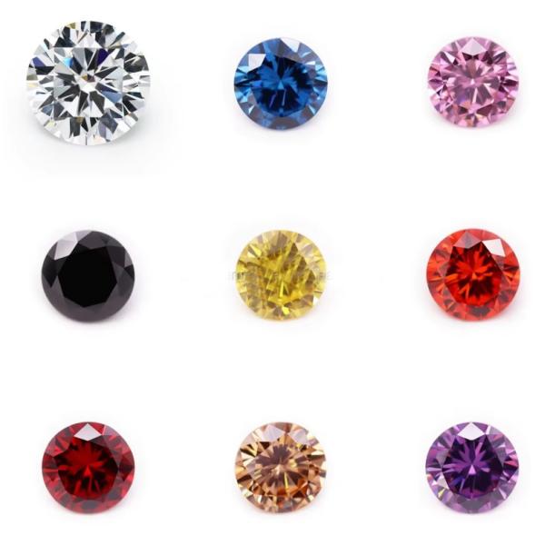 Small Size Faceted Loose Bead Gemstone Silver Moissanite Pendant for Jewelry Making Design