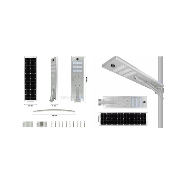 Super Brightness Solar Powered Outdoor Street Lights Water Resistant 15000LM