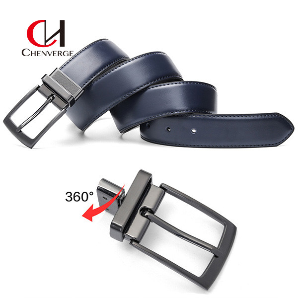 Пригодный для носки пояс дела кожаных людей с реверзибельной пряжкой