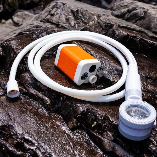Outdoor Camping Shower Rechargeable Electric Shower Pump for Camping Bath Hiking Travel Pet Washing