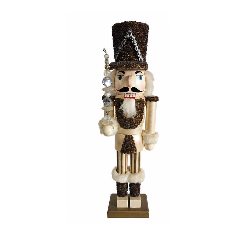 Custom Bronze Black Soldier Nutcracker