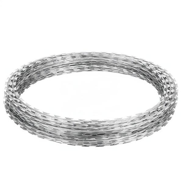 Anti-climb BTO 22  Hot Dipped Galvanized Razor Barbed Wire Anti-rust Iron Razor Barbed Wire Best Price