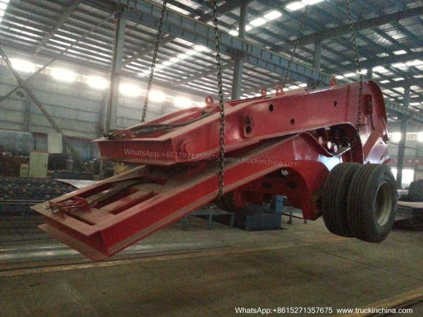 Gooseneck Lowbed Trailer Dolly for Heavy Duty Heavy Machine Lowbed Semi Trailer 80 ton  100Ton WhatsApp:8615271357675