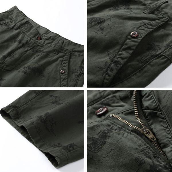 2022 Summer New Cotton Cropped Pants Beach Pants For Men