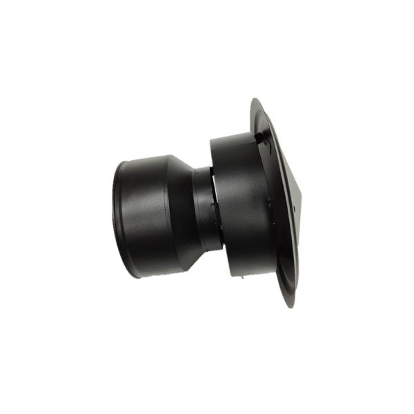 5 Spigot  Lock Wood Stove Pipe Rain Cap 5mm Oversized Prevents Downdraught