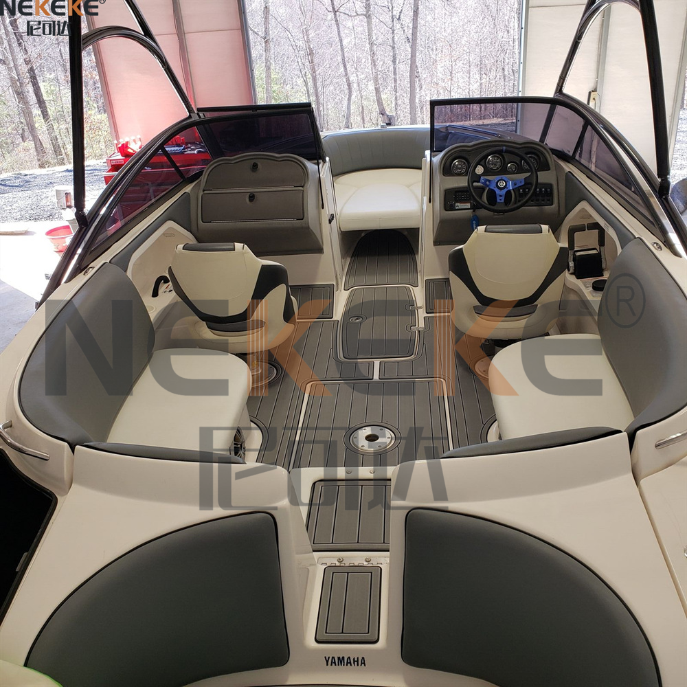 2015-2020 Yamaha 240 242 Jet Boat Swim Platform Cockpit EVA Faux Teak Deck Mat Flooring Pad