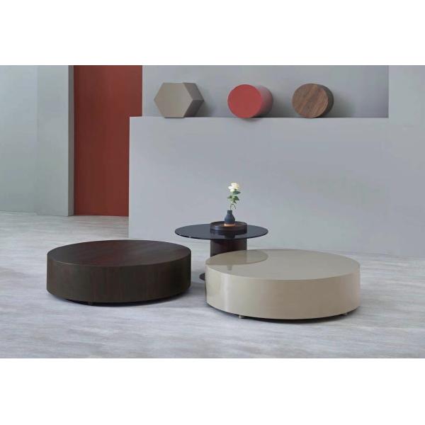 Modern Design Round Wooden Coffee Table for in Wood Living Room Furniture
