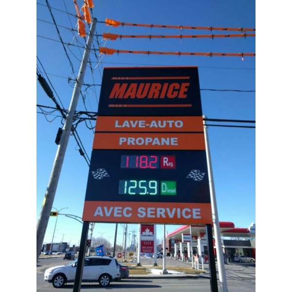 LED Gas Price Sign, Gas Station LED Price Sign, Gas Price Sign Numbers, LED Gas Station Price Sign