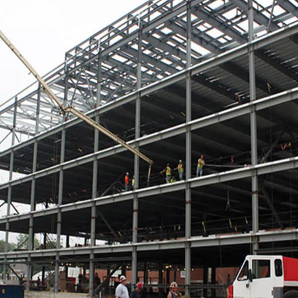 Anti Earthquake Metal Frame Workshop Prefabricated Factory Building Thermal Insulation