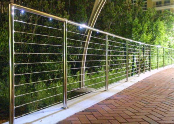 Energy Conservation Stainless Steel Guardrail , Stainless Steel Banister Easy Maintenance