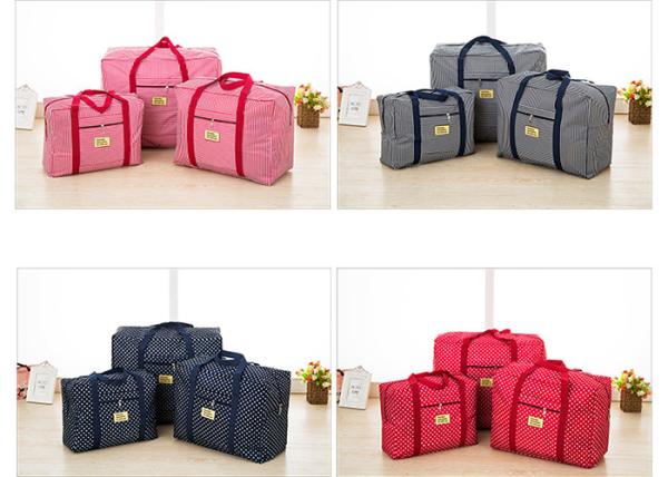 Large Capacity Shoulder Luggage Bag , Foldable Tote Bag Washable For Travel