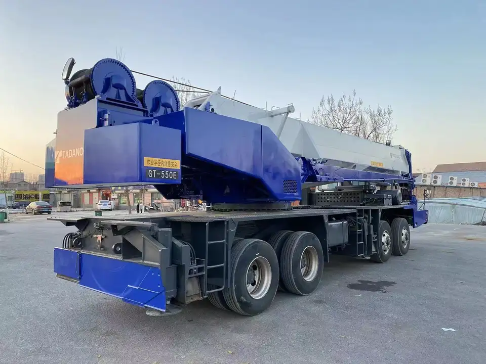 Make TADANO GT550-E 50Ton 55Ton Overhead Crane Japan Used Mobile Truck Hydraulic Crane