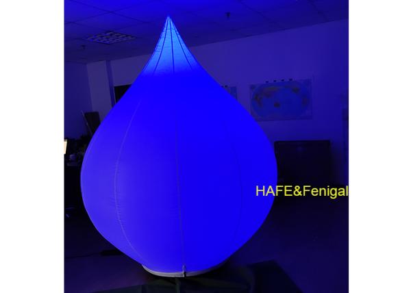 2.3 mètres de haut Lotus RGB gonflable LED Ballon lumière pour les salles d'exposition
