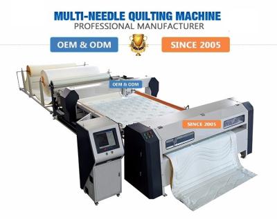 3D Mattress Quilting Machine , Single Head Needle Chain Stitch Sewing Machine Computerized