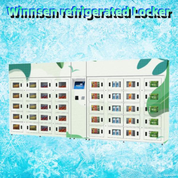 Экран касания Winnsen Refrigerated дисплей умного шкафа шкафчика прозрачный