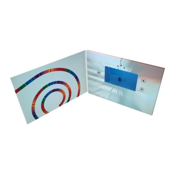 4.3 Inch Video Greeting Card Custom Video Brochures All In One Portable