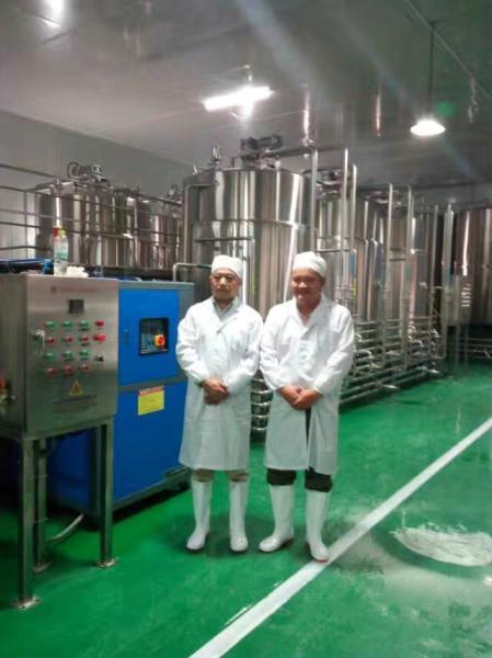 Turn Key Project Fresh Milk Dairy Plant Machinery Stainless Steel Single Layer 3 Hole