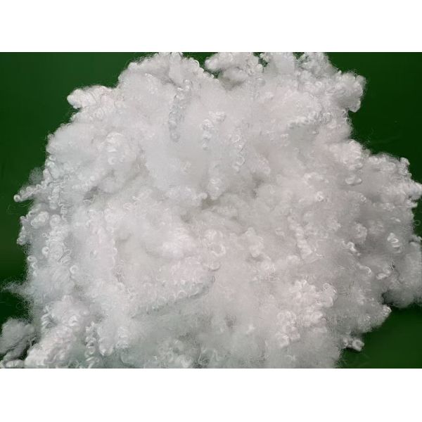 Hollow Conjugated siliconized Polyester Staple Fiber ,3D×64mmVirgin ,Raw white For filling toys, jackets, sofas,pillows,quilts,mattress.