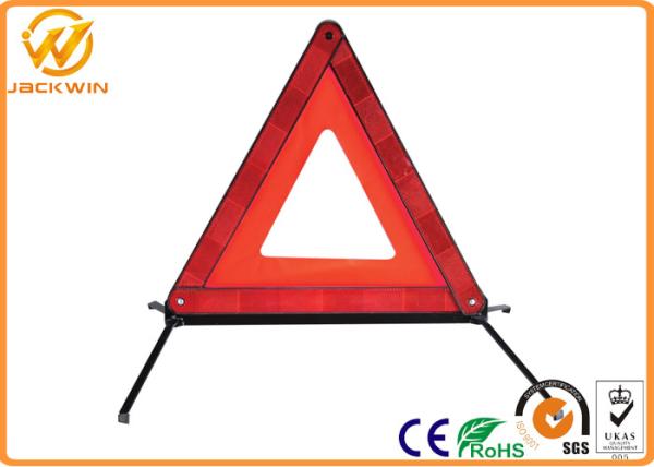 Car Emergency Reflective Warning Triangle with 17”x17”x17”  Size 530 gram Weight