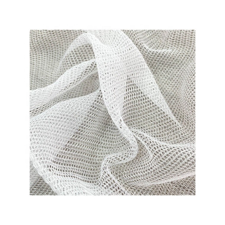 Jersey Polyester Tulle Mesh Fabric Mosquito Net Серая ширина 142-155 см.
