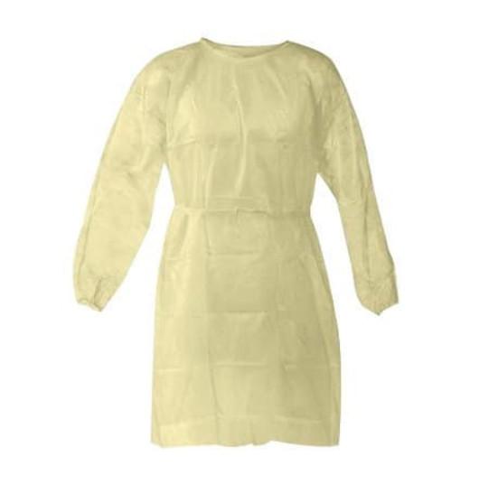 20gsm Disposable Isolation Gowns Non Woven With Elastic Cuffs