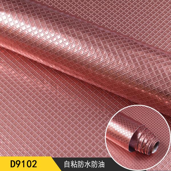 Waterproof Kitchen Backsplash Wallpaper Stickers Matt Surface and Aluminum Foil Film